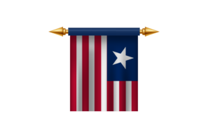 Liberia Royal Emblem flag