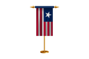 Liberia Ceremonial Flag Vector Free flag