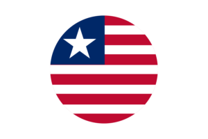 Liberia Flag Circle Vector Free flag