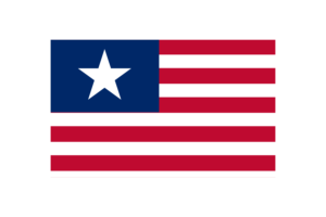 Liberia Flag Triangle Vector Illustration flag