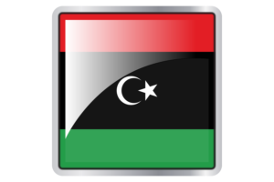 Libya Flag Square icon flag