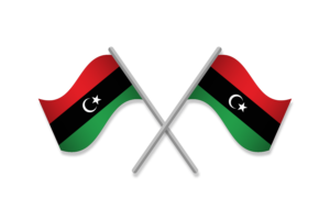 Libya Flag Emblem Vector Free flag