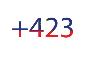 Liechtenstein Calling Code flag