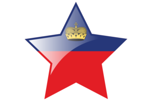 Liechtenstein Flag Star Icon flag