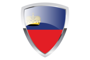 Liechtenstein Shield Flag flag
