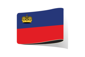 Liechtenstein Flag Illustration Clipart flag