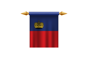 Liechtenstein Royal Emblem flag