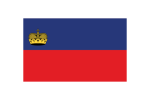 Liechtenstein Flag Triangle Vector Illustration flag
