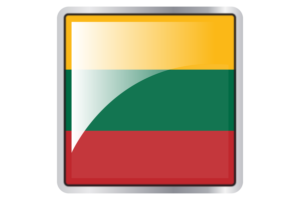 Lithuania Flag Square icon flag