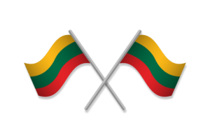 Lithuania Flag Emblem Vector Free flag