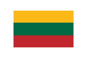 Lithuania Flag Triangle Vector Illustration flag