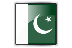 Pakistan Flag Square icon flag