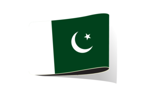 3d Pakistan Standing Flag flag