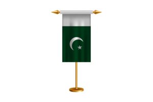 Pakistan Ceremonial Flag Vector Free flag