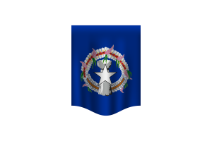 Bannière du drapeau des Mariannes du Nord flag