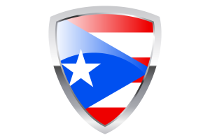 Puerto Rico Shield Flag flag