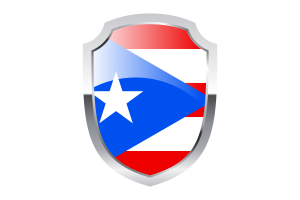 Puerto Rico Shield Logo flag