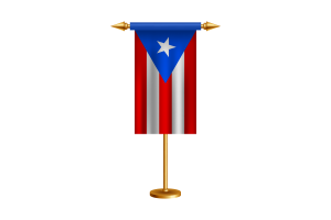 Puerto Rico Ceremonial Flag Vector Free flag