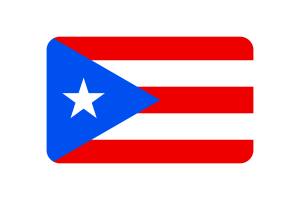 Puerto Rico Flag Triangle Vector Illustration flag