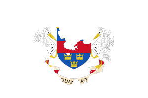 Saint Barthélemy Map with Flag flag