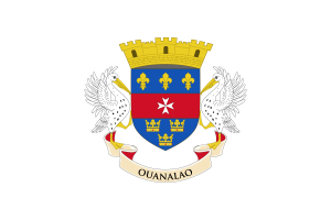 Emblem of Saint Barthélemy flag