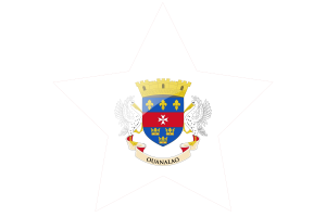Saint Barthélemy Flag Star Icon flag