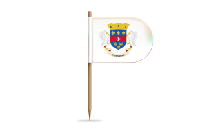 Saint Barthélemy Flag for Desk, Table flag
