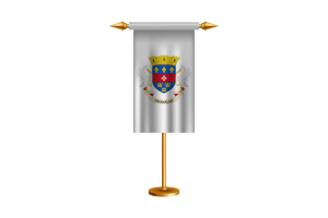 Saint Barthélemy Ceremonial Flag Vector Free flag