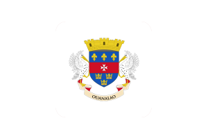 Saint Barthélemy Flag Square Rounded Shape flag