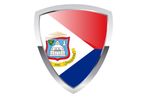 Saint Martin Shield Flag flag