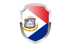 Saint Martin Shield Logo flag