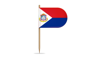 Saint Martin Flag for Desk, Table flag