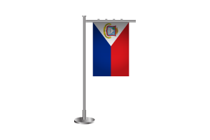 3d Saint Martin Standing Flag flag