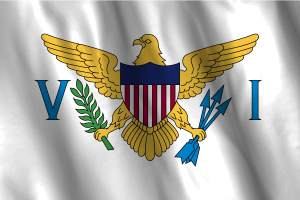 National Flag of US Virgin Islands flag