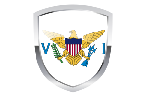 National Flag of US Virgin Islands Clipart flag