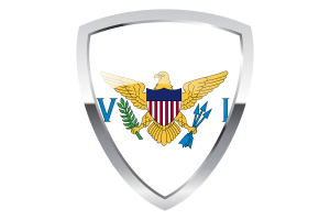 US Virgin Islands Shield Flag flag