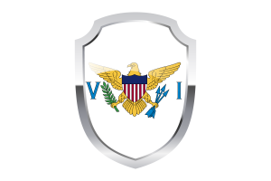 US Virgin Islands Shield Logo flag