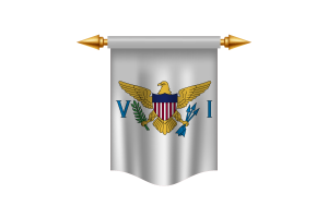 US Virgin Islands Flag Royal Banner flag