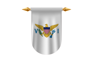 US Virgin Islands Flag Emblem Vector Images flag