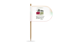 Banff Flag for Desk, Table flag