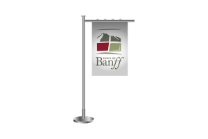 3d Banff Standing Flag flag