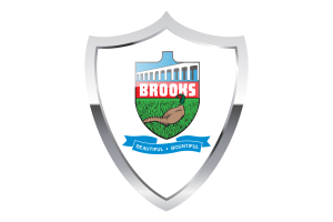 Brooks Flag with Medieval Heater Shield flag