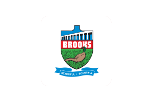 Brooks Flag Square Rounded Shape flag