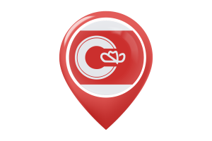 Calgary Flag Map Pin Icon flag