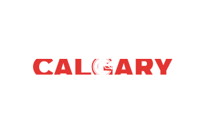 Calgary Text Art flag