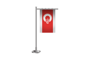 3d Calgary Standing Flag flag