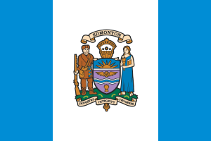 Flagge von Edmonton flag