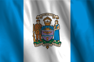 Nationale Flagge von Edmonton flag
