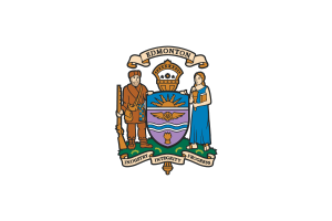 Emblem von Edmonton flag