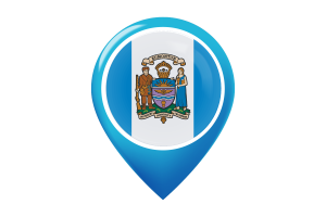 Edmonton Flagge Karte Pin Icon flag